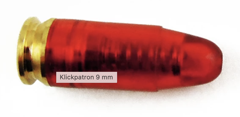 Klickpatron 9mm styckvis