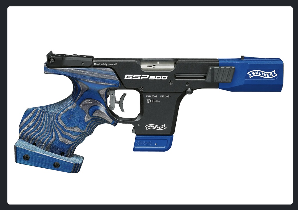 Pistol Walther GSP 500 .22LR (licenspliktigt!)