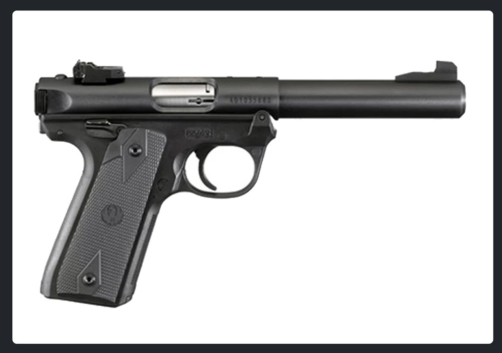 Pistol Ruger MKIV Target 22/45 svart .22LR