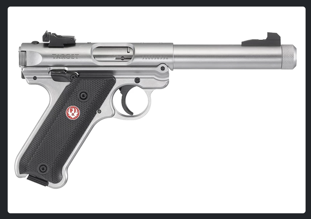 Pistol Ruger MKIV Target rostfri .22LR