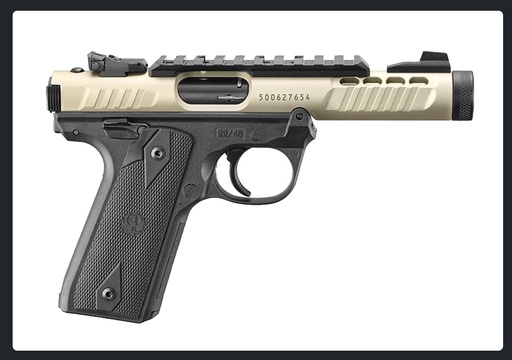 Pistol Ruger MKIV 22/45 Lite chmpg .22LR