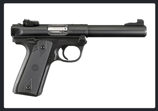 Pistol Ruger MKIV Target 22/45 svart .22LR
